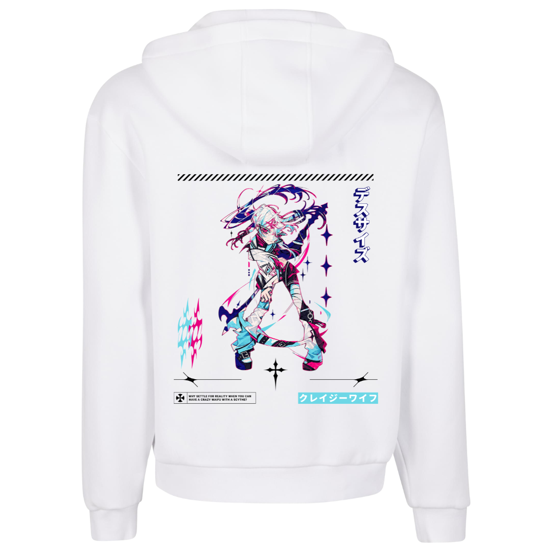 Crazy Waifu Premium Zipper Hoodie