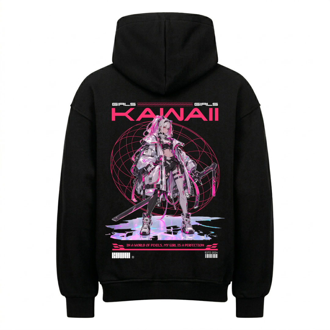 Kawaii Girl Premium Hoodie