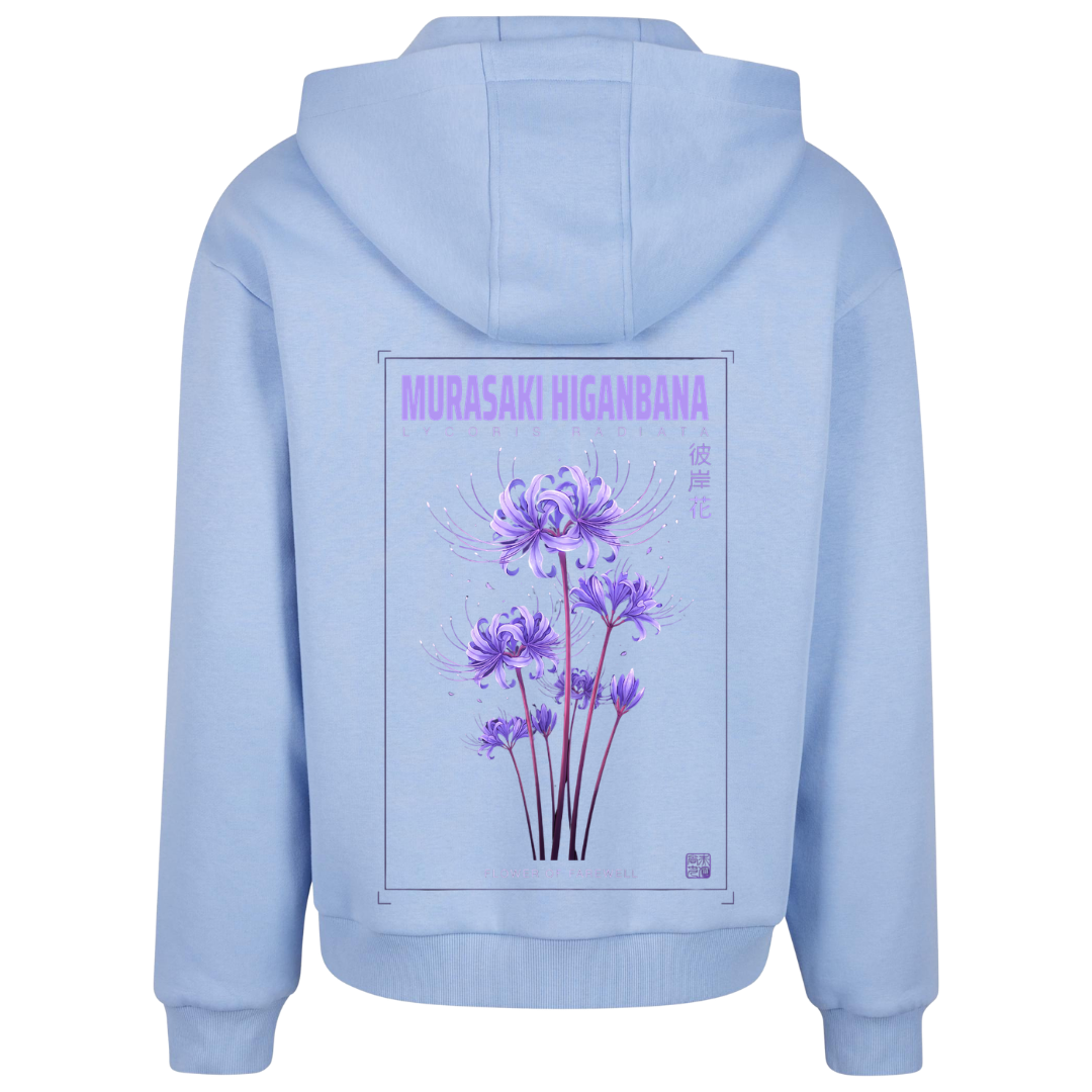 Murasaki Higanbana Premium Zipper Hoodie