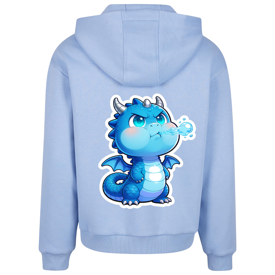 Mutiger Drache Premium Zipper Hoodie
