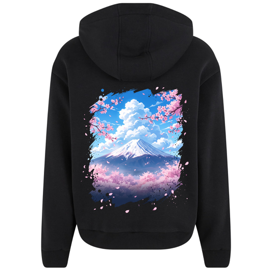 Sakura Blossom Premium Zipper Hoodie