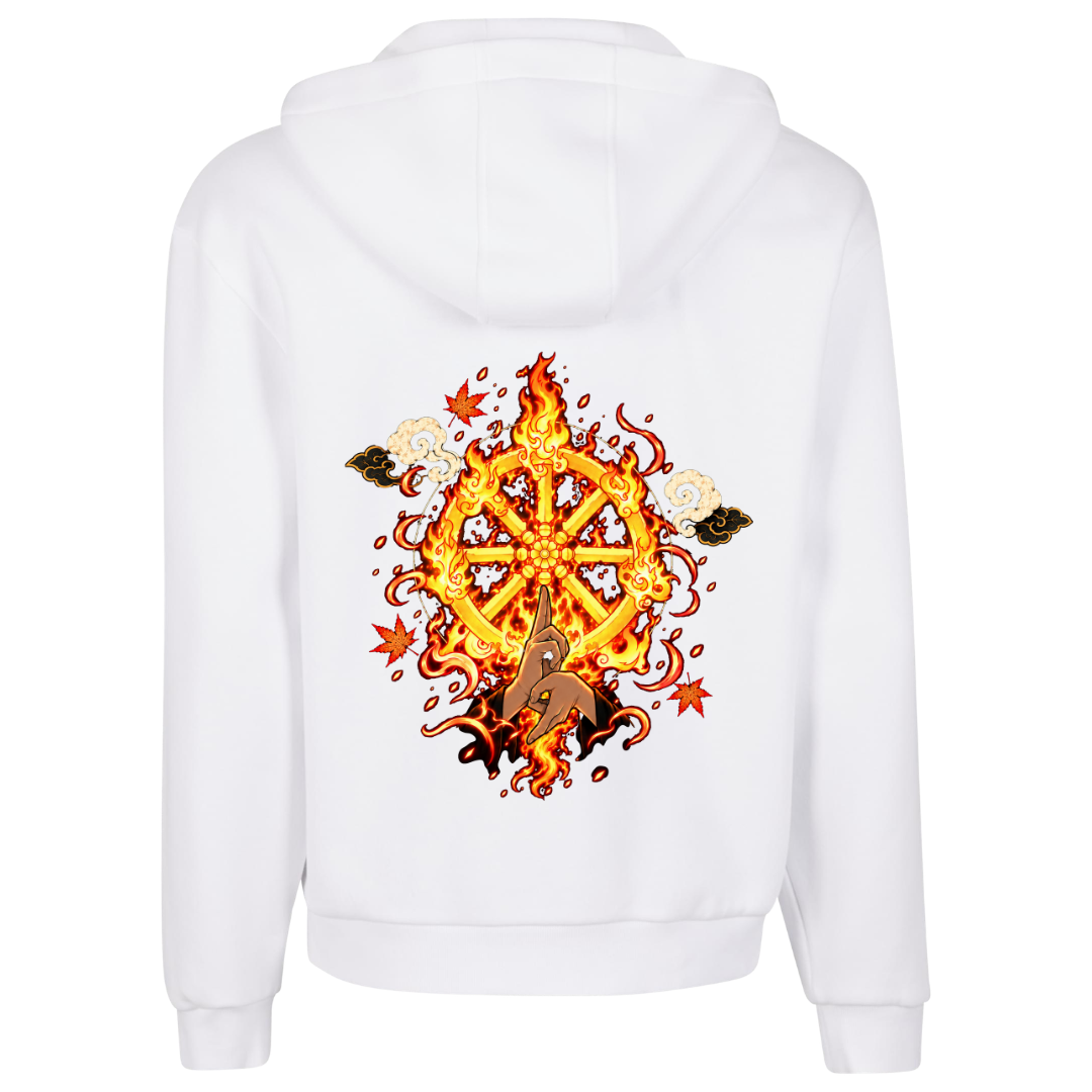Sun Wheel Premium Zipper Hoodie