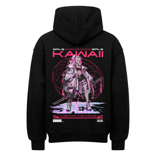 Kawaii Girl Premium Hoodie