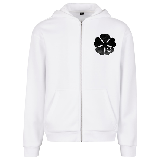 Mysteriöses Kleeblatt Premium Zipper Hoodie