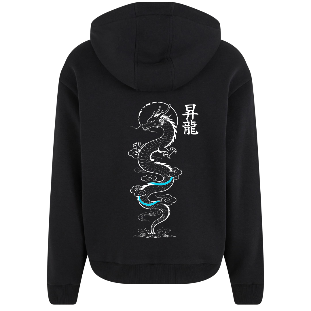Aufsteigender Drache Premium Zipper Hoodie