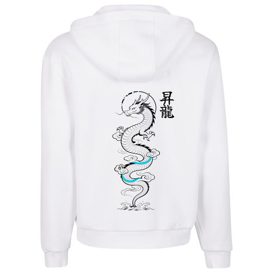 Aufsteigender Drache Premium Zipper Hoodie