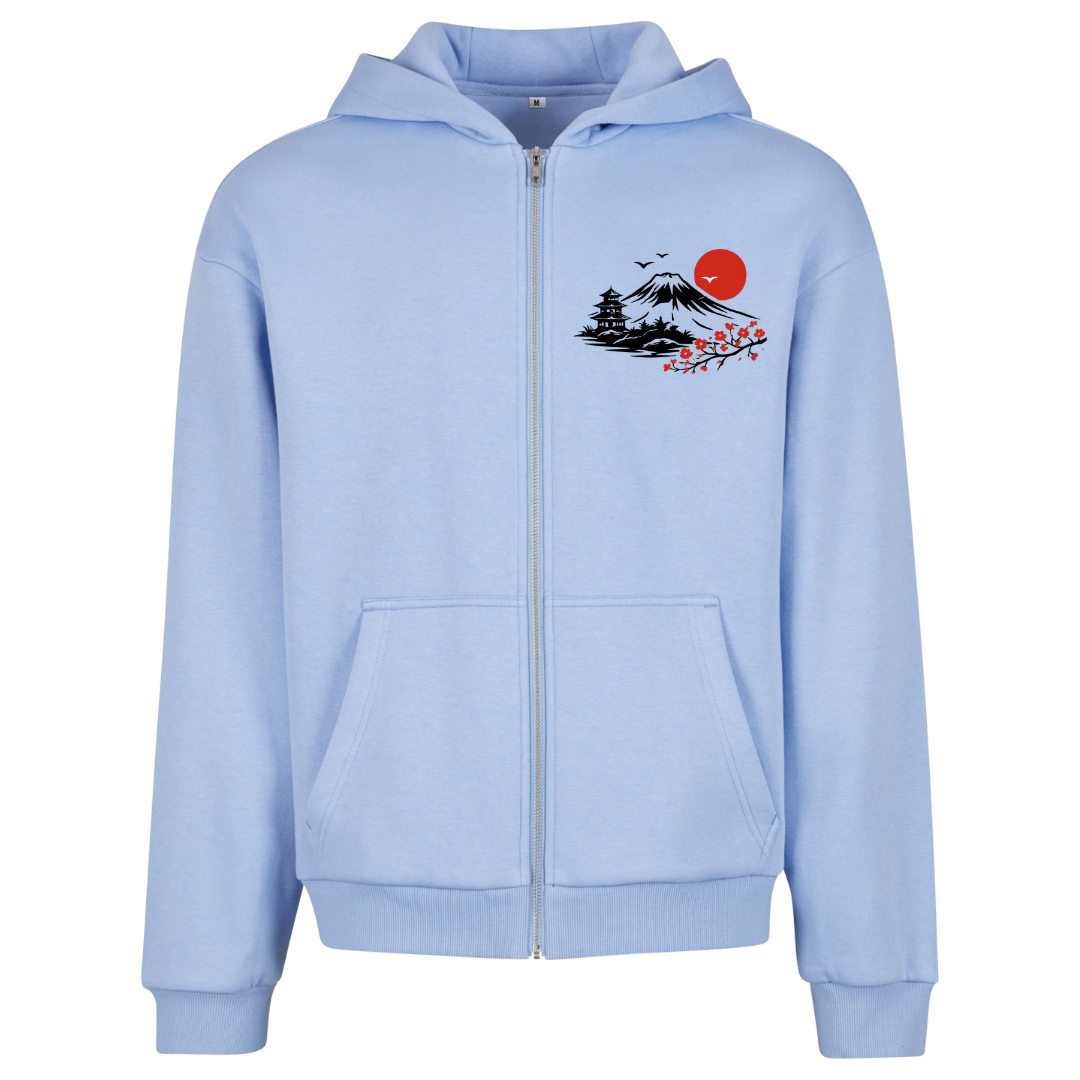 Mt. Fuji Premium Zipper Hoodie