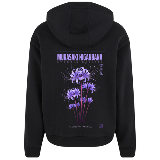 Murasaki Higanbana Premium Zipper Hoodie