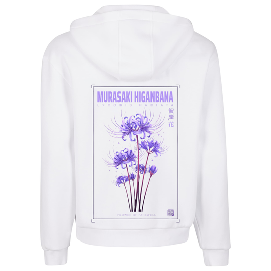 Murasaki Higanbana Premium Zipper Hoodie