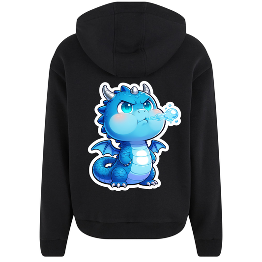 Mutiger Drache Premium Zipper Hoodie