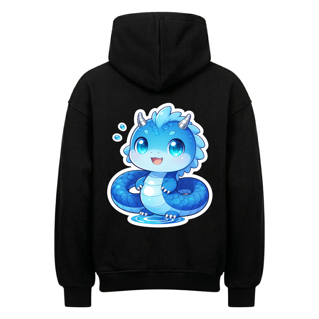 Neugieriger Drache Premium Hoodie