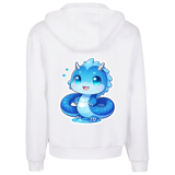 Neugieriger Drache Premium Zipper Hoodie