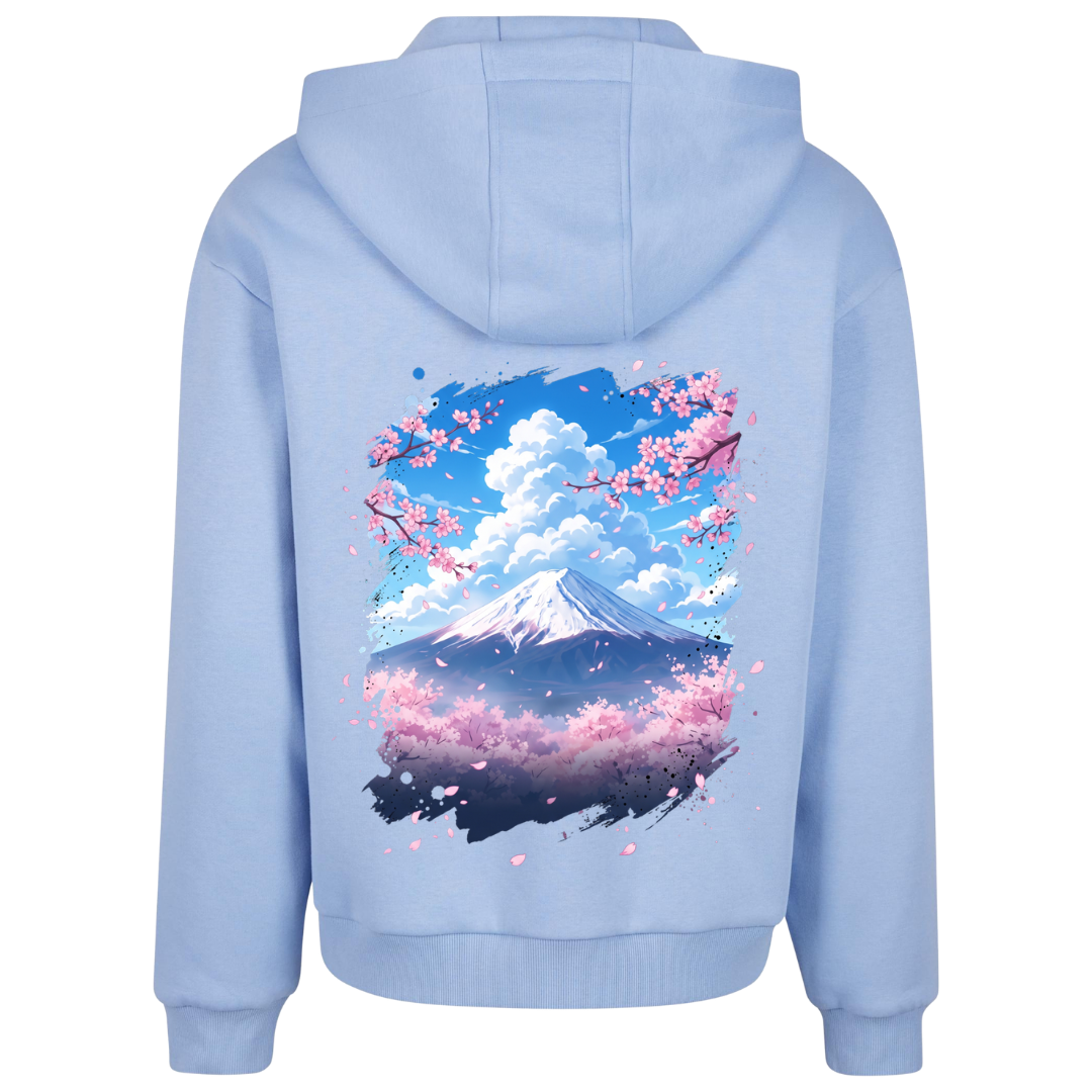 Sakura Blossom Premium Zipper Hoodie