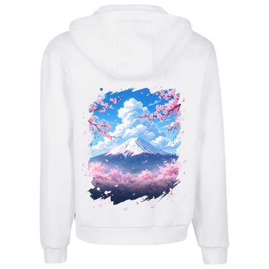 Sakura Blossom Premium Zipper Hoodie