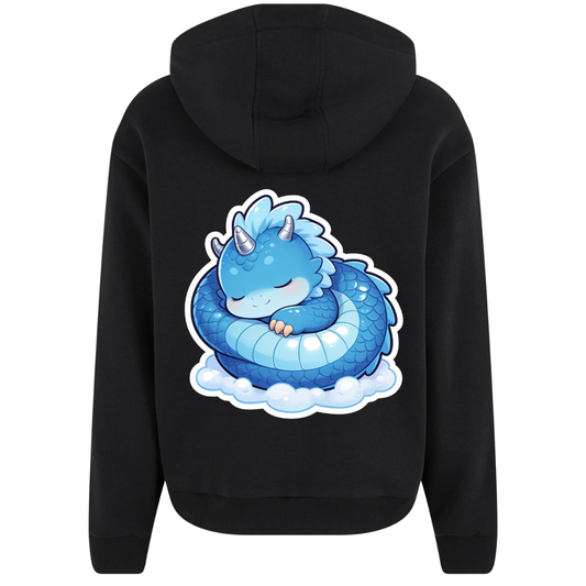 Schläfriger Drache Premium Zipper Hoodie
